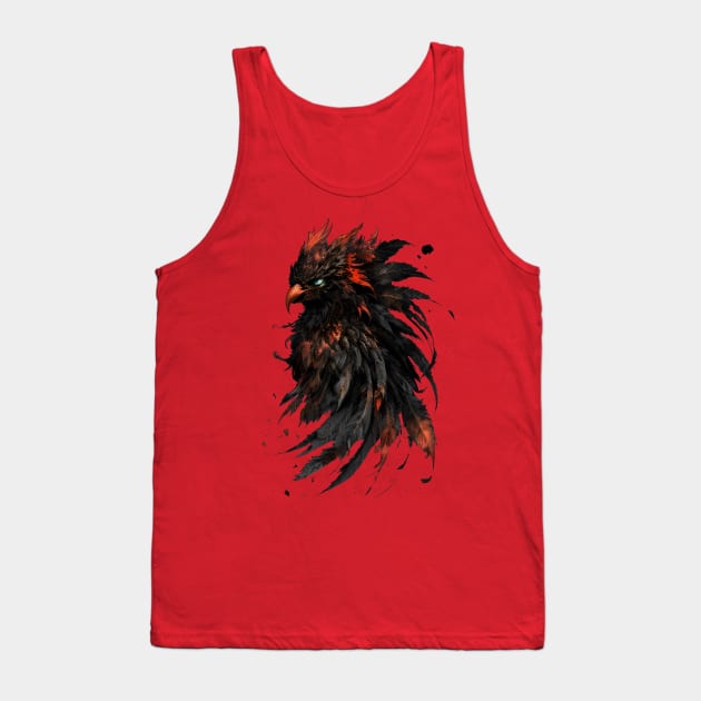 Feathers and Fire - Fabled Phoenix Bird Tank Top by HideTheInsanity